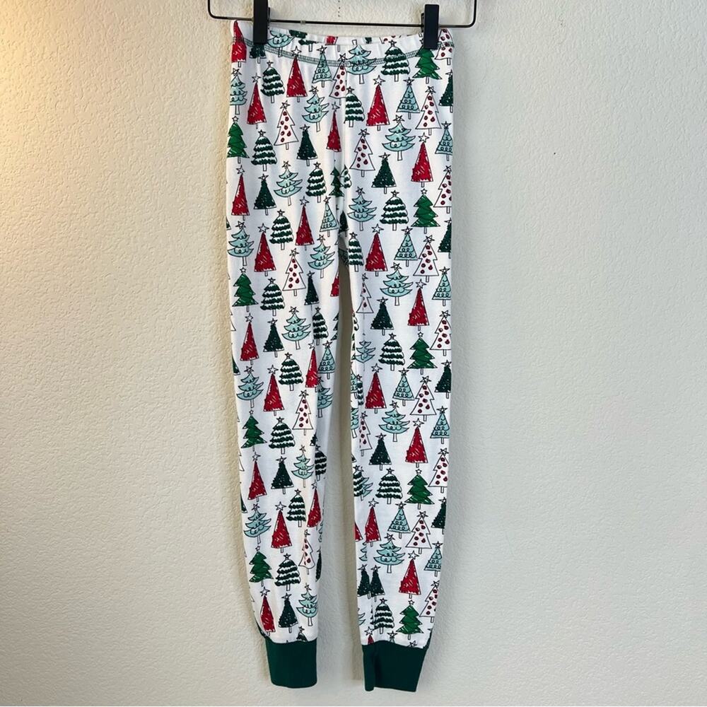 The Children’s Place Christmas Tree Print White Green Red PJ Pajama Pants